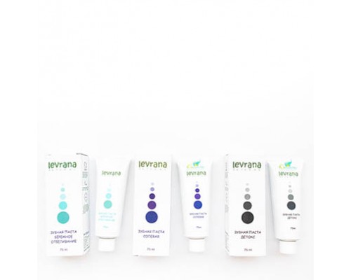 Ополаскиватель для рта «Детокс» с сажей японского дуба Levrana, 300 мл