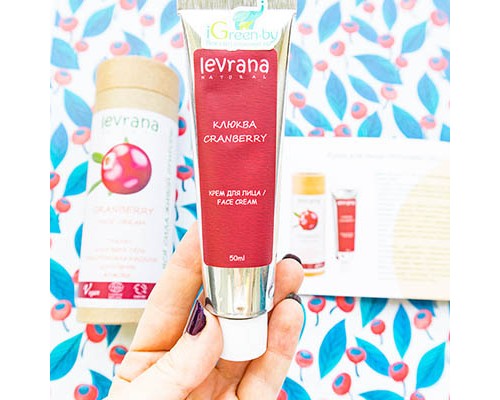 Клюква, антивозрастной крем для лица Levrana, 50 мл
