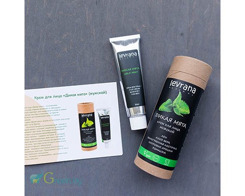 Дикая Мята крем для лица (для мужчин) Levrana, 50 мл