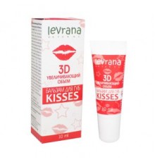 Бальзам для губ Kisses, увеличивающий объем Levrana, 10 мл