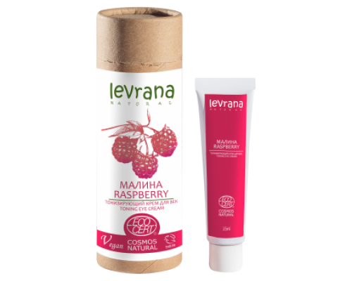 Крем для век Малина, тонизирующий, Levrana, 15 мл