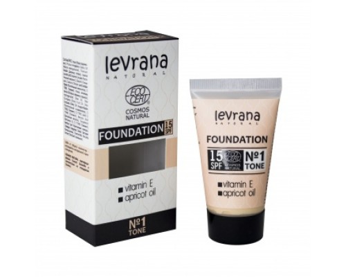 Тональный крем, тон №1 Levrana, 30 мл