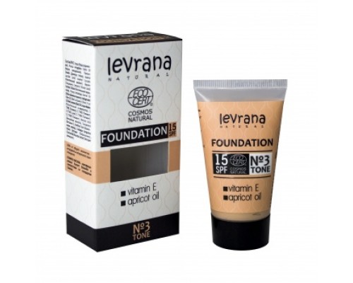 Тональный крем, тон №3 Levrana, 30 мл