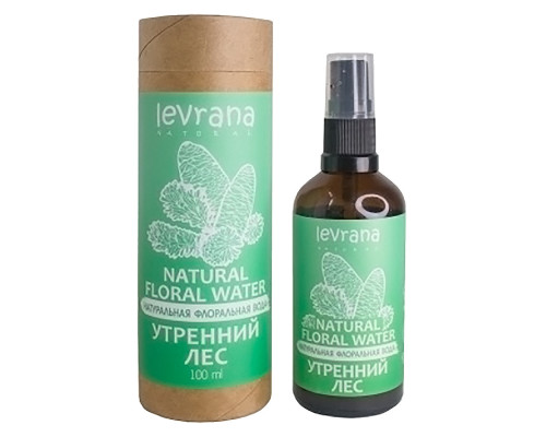Флоральная вода для лица и тела "Утренний лес" Levrana, 100 мл