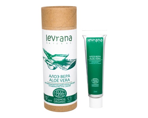 Крем для век Алоэ Вера, витаминизирующий, Levrana, 15 мл