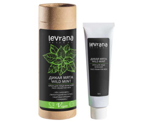 Дикая Мята крем для лица (для мужчин) Levrana, 50 мл