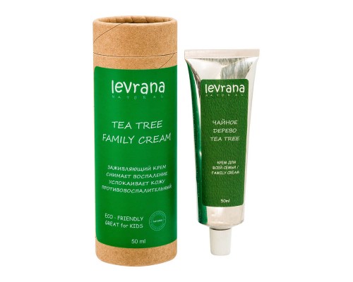 Заживляющий крем для тела "Чайное Дерево" Levrana, 50 мл