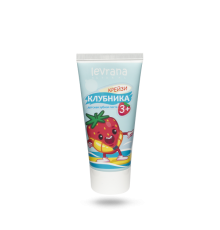 Детская зубная паста со вкусом клубники 3+, Levrana, 50 мл