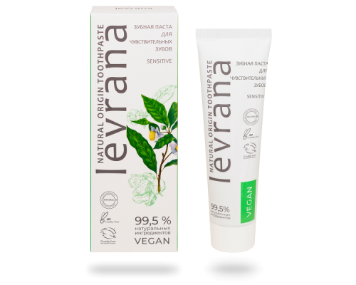 Зубная паста для чувствительных зубов Levrana, 100 мл