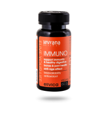 БАД к пище Иммуно (Immuno), 150 мл, 60 капсул, Elivica, Levrana