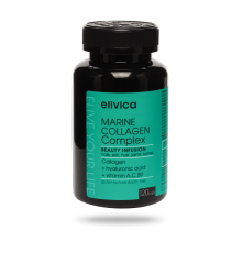 БАД к пище Комплекс морского коллагена (Marine Collagen Complex), 150 мл, 60 капсул, Elivica, Levrana