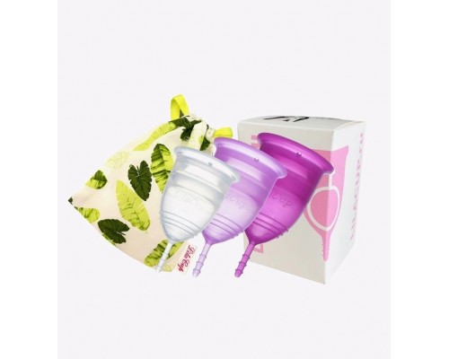 Набор менструальных чаш Ultra box plus размеры S, M, L LilaCup, 3 шт