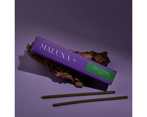 Магические зелёные свечи с базиликом MALUNA, 7 шт