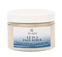 Cкраб для очищения пор 12 in 1 Face Scrub, с 12 целебными травами SEA ROSE, 90 мл
