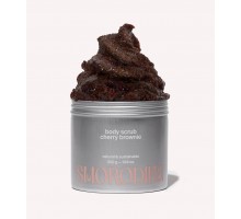 Cахарно-соляной скраб-желе для тела Вишневый брауни 300 г, SmoRodina