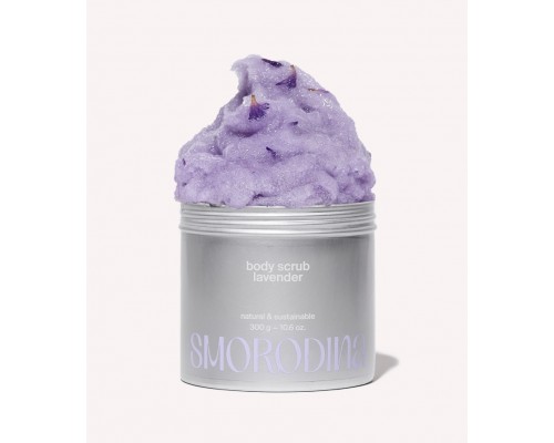 Сахарно-соляной скраб-желе  для тела Лавандовый 300 г, SmoRodina