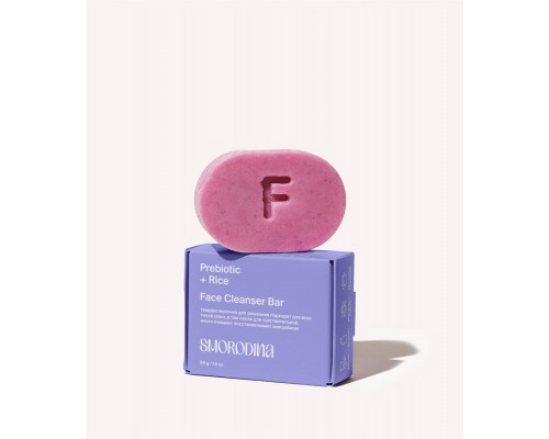 Твердое умывание для лица С пудрой риса и пребиотиками 50 г, SmoRodina