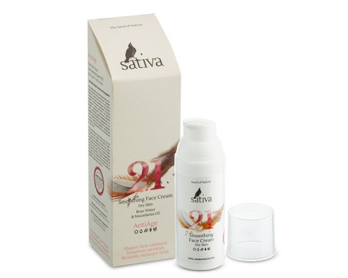 Крем для лица разглаживающий №21 для сухого типа кожи, 50 мл