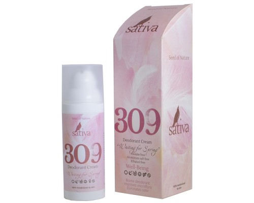 Крем-дезодорант №309 Ожидание весны 50мл, Sativa