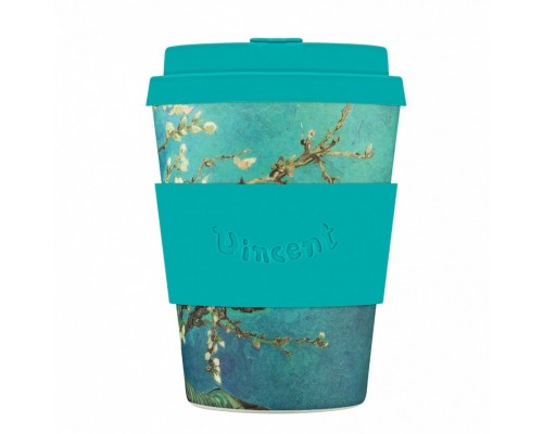 Кофейная эко-чашка: Цветущий миндаль, 350мл, Ecoffee cup