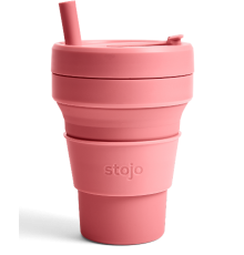 Складной силиконовый стакан Stojo, Ягода, 470 мл