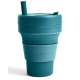 Складной силиконовый стакан Stojo, Лагуна, 470мл