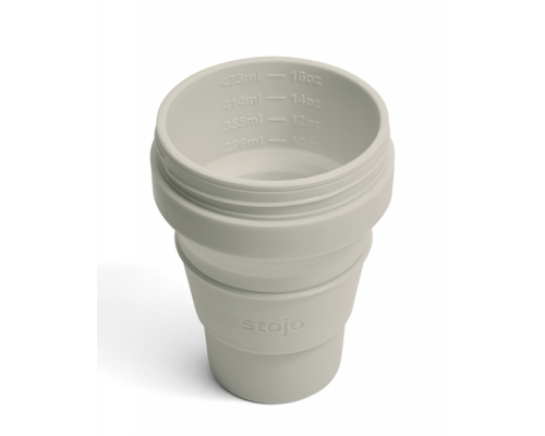 Складной силиконовый стакан Stojo, Овес, 470мл