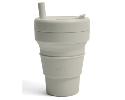Складной силиконовый стакан Stojo, Овес, 470мл