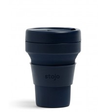 Складной силиконовый стакан Stojo, Джинс, 355мл