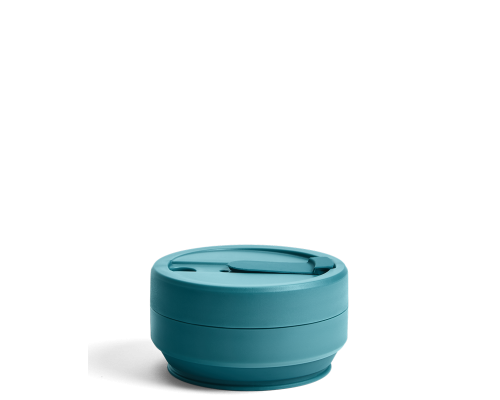 Складной силиконовый стакан Stojo, Лагуна, 470мл