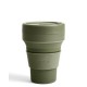 Складной силиконовый стакан Stojo, Мох, 355мл