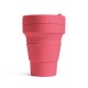 Складной силиконовый стакан Stojo, Пион, 355мл