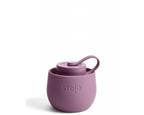 Складная силиконовая бутылка Stojo, Слива, 590 мл