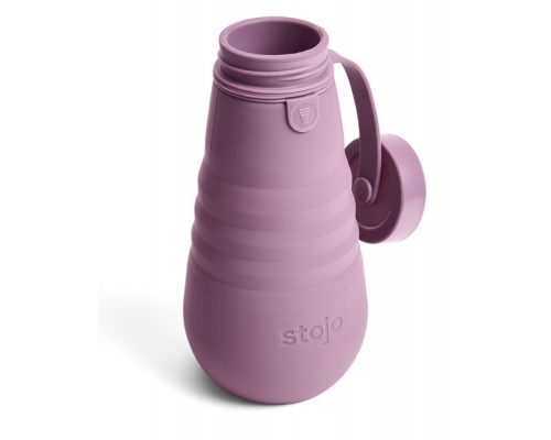 Складная силиконовая бутылка Stojo, Слива, 590 мл