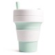 Складной силиконовый стакан Stojo, Мята, 470мл