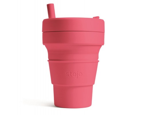 Складной силиконовый стакан Stojo, Пион, 470мл