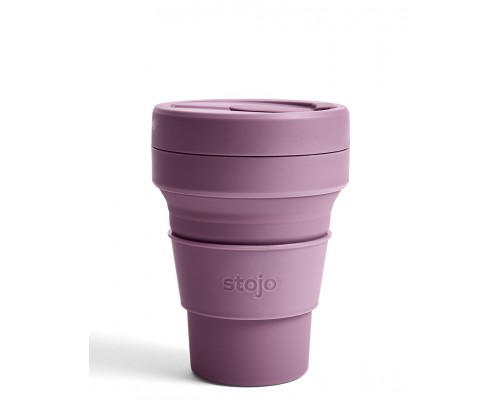 Складной силиконовый стакан Stojo, Слива, 355мл