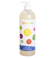 Гель для мытья посуды "Мята и лимон" Freshbubble, 1л