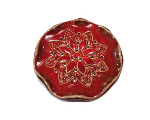 Мыльница "Красная лава"