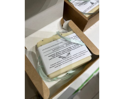 Мыло в подарочной упаковке Лаванда-Иланг, Green Tata, Грин Тата, 100 г