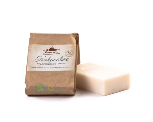 Мыло хозяйственное Кокосовое для мытья посуды и стирки, 100г, Спивак