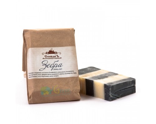 Мыло натуральное Зебра, 100 гр, купить в Минске