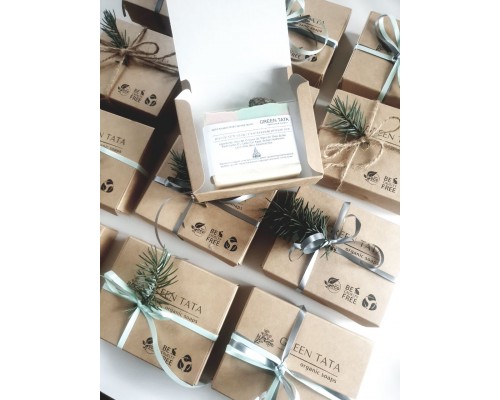 Мыло в подарочной упаковке Апельсин, Green Tata, Грин Тата, 100 г