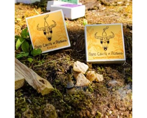 "Пало Санто и Полынь" Стелющиеся Благовония ручной работы от Yanok Kaldunok